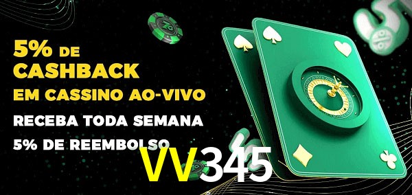 Promoções do cassino ao Vivo VV345